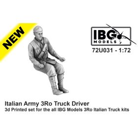   IBG Models 72U031 Italian Army 3Ro Truck Driver 1 figure (1/72) feljavító makett készlet