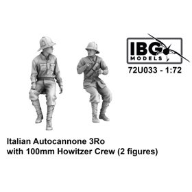   IBG Models 72U033 Italian 3Ro with 100mm crew (2fig) (1/72) feljavító makett készlet