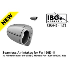   IBG Models 72U043 Seamless Air Intakes forFw190D-11/12/13 (1/72) feljavító makett készlet