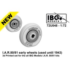   IBG Models 72U048 I.A.R 80/81 Early wheels (until 1943) (1/72) feljavító makett készlet