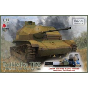   IBG Models E3501 TKS Tankette with 20mm Gun Quick Tracks (1/72) harckocsi makett
