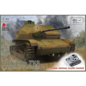   IBG Models E3503 TKS Tankette with 20mm Gun Quick tracks (1/72) harckocsi makett