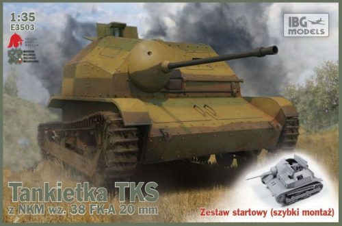 IBG Models E3503 TKS Tankette with 20mm Gun Quick tracks (1/72)