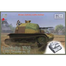   IBG Models E3504 TKS Tankette with KM (1/72) harckocsi makett