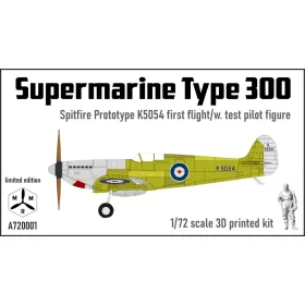   IBG Models MRM A720001 Supermarine Spitfire Prototype K5054 - Stage 1 - First Flight with test pilot figure (1/72) repülőgép makett