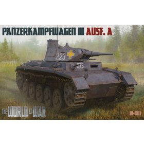   IBG Models WaW 001 German PzKpfw.III Ausf.A. German medium tank (1/72) harckocsi makett