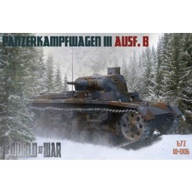  IBG Models WAW 006 German Pz.Kpfw. III B (1/72) harckocsi makett