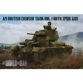   IBG Models WAW 011 A9 British Cruiser Tank (1/72) harckocsi makett