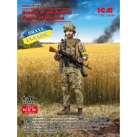   ICM 16104 Soldier of the Armed Forces of Ukraine (1/16) figura makett