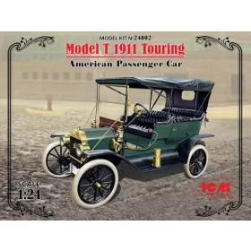   ICM 24002 Model T 1911 Touring American Passenger Car 1/24 autó makett