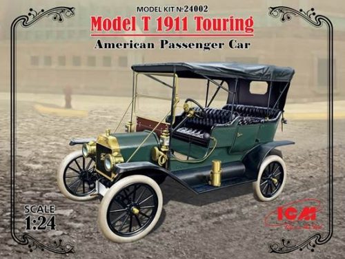 ICM 24002 Model T 1911 Touring American Passenger Car 1/24 autó makett