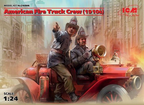 ICM 24006 American Fire Truck Crew(1910s)2 Figures (1/24)