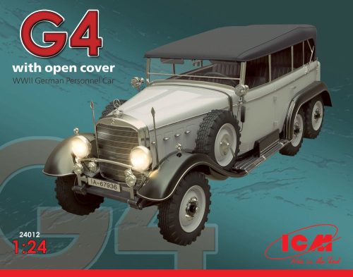 ICM 24012 Typ G4 Soft Top WWII German Personnel Car (1/24)