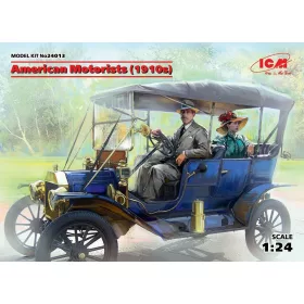   ICM 24013 American Motorists (1910s) (1male, 1female figures) (1/24)