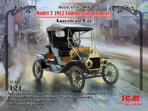 ICM 24016 Model T 1912 Commercial Roadster,America Car (1/24)