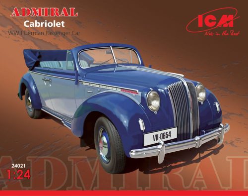 ICM 24021 Admiral Cabriolet WWII German Passenger Car (1/24)