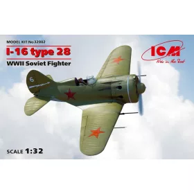 ICM 32002 I-16 type 28, WWII Soviet Fighter (1/32)