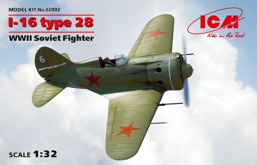 ICM 32002 I-16 type 28, WWII Soviet Fighter (1/32)