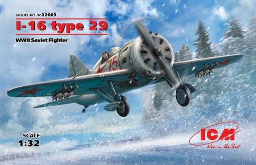 ICM 32003 I-16 type 29, WWII Soviet Fighter (1/32)