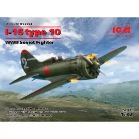 ICM 32004 I-16 type 10, WWII Soviet Fighter (1/32)
