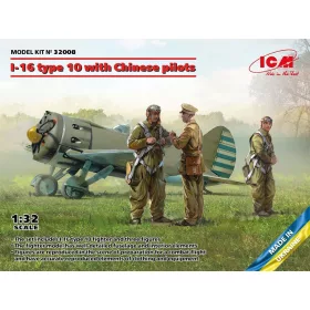 ICM 32008 I-16 type 10 with Chinese pilots (1/32)