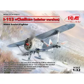 ICM 32011 I-153 (winter version), WWII Soviet Fighter (1/32)