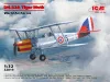 ICM 32019 D.H. 82A Tiger Moth of the World Air Forces (1/32) repülőgép makett