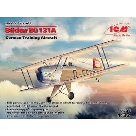 ICM 32033 Bücker Bü 131A, German Training Aircraft (1/32)