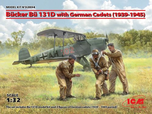 ICM 32034 Bücker Bü 131D w.German Cadets(1939-45) Limited (1/32)