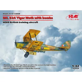   ICM 32038 DH. 82A Tiger Moth with bombs, WWII British training aircraft (1/32)