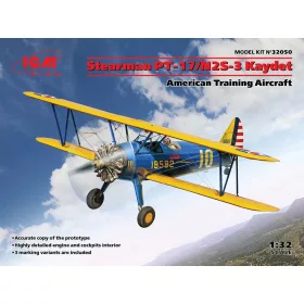   ICM 32050 Stearman PT-17/N2S-3 Kaydet, American Training Aircraft (1/32)