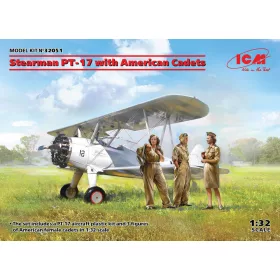 ICM 32051 Stearman PT-17 with American Cadets (1/32)