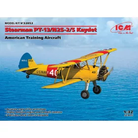   ICM 32052 Stearman PT-13/N2S-2/5 Kaydet, American Training Aircraft (1/32)