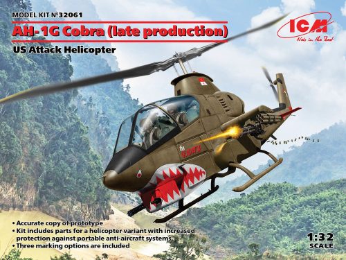 ICM 32061 AH-1G Cobra (late production), US Attack Helicopter (1/32)