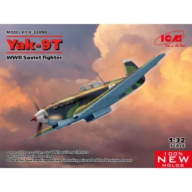 ICM 32090 Yak-9T, WWII Soviet fighter (1/32)