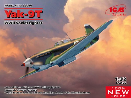 ICM 32090 Yak-9T, WWII Soviet fighter (1/32)