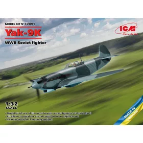 ICM 32091 Yak-9K, WWII Soviet fighter (1/32)