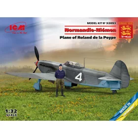   ICM 32093 Normandie-Niemen, Plane of Roland de la Poype (Yak-9T w. Roland de la Poype figure) (1/32)