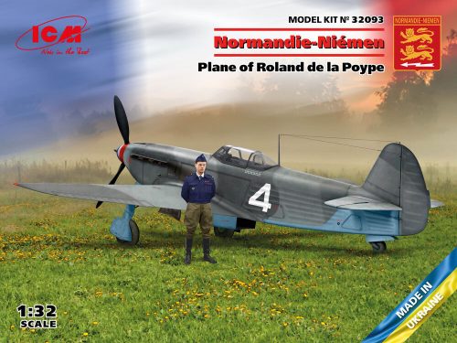 ICM 32093 Normandie-Niemen. Plane of Roland de la Poype(Yak-9T w.Roland de la Poype figure (1/32)