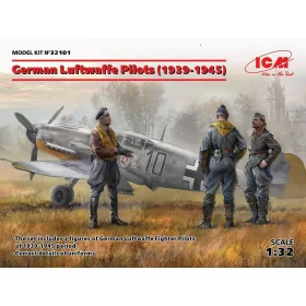   ICM 32101 German Luftwaffe Pilots (1939-1945) (3 Figures) (1/32)