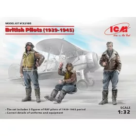 ICM 32105 British Pilots (1939-1945) (3 figures) (1/32)