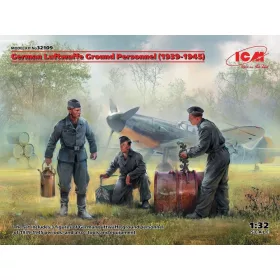   ICM 32109 German Luftwaffe Ground Personnel (1939-1945) (3 figures) (1/32)