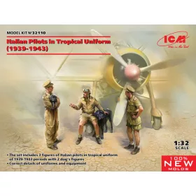   ICM 32110 Italian Pilots in Tropical Uniform (1939-1943) ( (1/32)