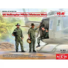 ICM 32114 US Helicopter Pilots (Vietnam War) (1/32)