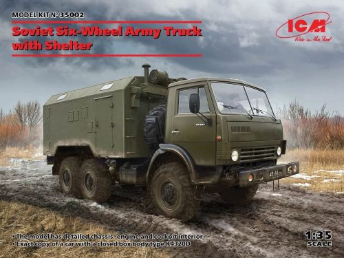 ICM 35002 Soviet Six-Wheel Army Truck with Shelter (1/35)