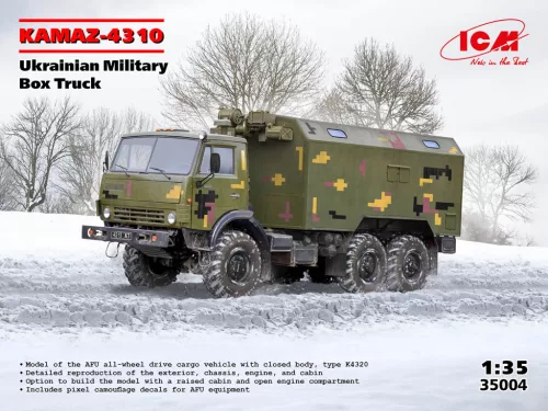 ICM 35004 KAMAZ-4310, Ukranian Military Box Truck (1/35)