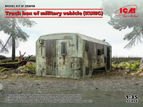 ICM 35010 Truck box of military vehicle (KUNG) (1/35)