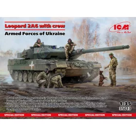   ICM 35013 Leopard 2A6 of the Armed Forces of Ukraine with crew (1/35)