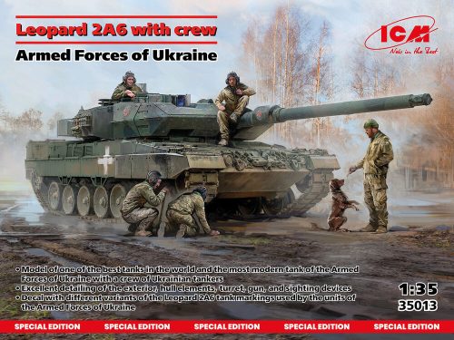 ICM 35013 Leopard 2A6 of the Armed Forces of Ukraine with crew (1/35)