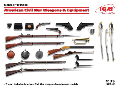 ICM 35022 American Civil War Weapons & Equipment (1/35)